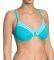 BIKINI TOP SLOGGI SWIM TURQUOISE STRIPES CTOW BIG  (44E)