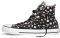  CONVERSE ALL STAR CHUCK TAYLOR PRINT HI 549649C BLACK/PARCHMENT/DAHILA PINK (EUR:41)