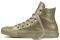  CONVERSE ALL STAR CHUCK TAYLOR METALLIC RUBBER HI 553269C LIGHT GOLD (EUR:36)