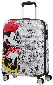   AMERICAN TOURISTER WAVEBRAKER DISNEY SPINNER 55/20 MINNIE COMICS WHITE