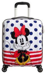   AMERICAN TOURISTER DISNEY LEGENDS SPINNER 55/20 MINNIE BLUE DOTS