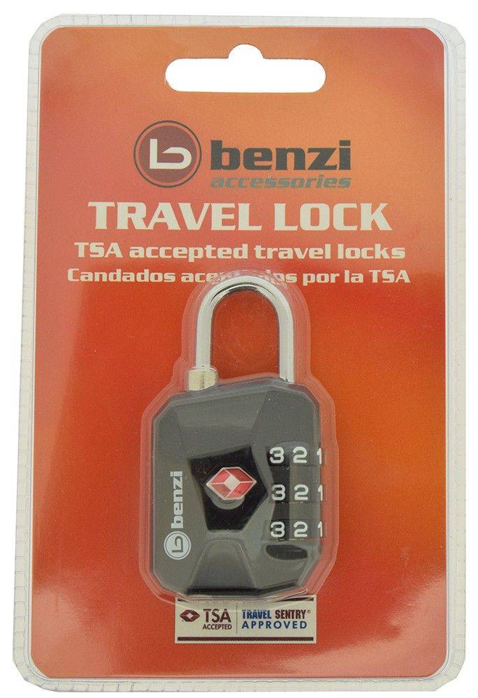 ΛΟΥΚΕΤΟ BENZI TSA004 ΜΑΥΡΟ ΜΕ ΣΥΝΔΥΑΣΜΟ TSA BENZI