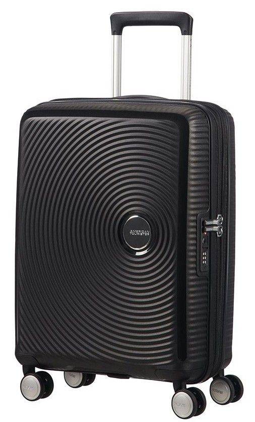 ΒΑΛΙΤΣΑ ΚΑΜΠΙΝΑΣ AMERICAN TOURISTER SOUNDBOX SPINNER EXP 55/20 ΜΑΥΡΟ AMERICAN TOURISTER