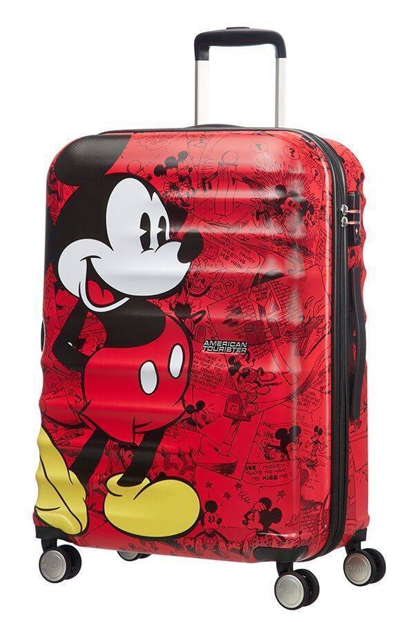 AMERICAN TOURISTER ΒΑΛΙΤΣΑ AMERICAN TOURISTER DISNEY WAVEBRAKER MEDIUM SPINNER 67/26 MICKEY COMICS RED