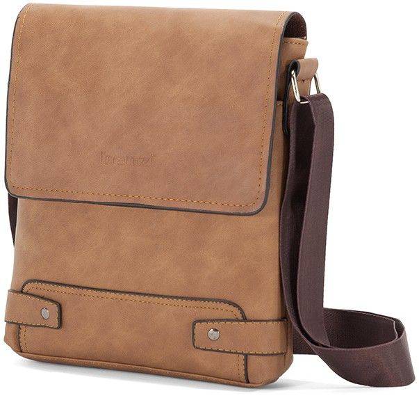 BENZI ΤΣΑΝΤΑΚΙ ΩΜΟΥ BENZI ΑΠΟ ΔΕΡΜΑΤΙΝΗ BZ5307 ΚΑΜΕΛ