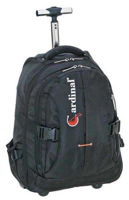 ΣΑΚΙΔΙΟ CARDINAL ΜΕ ΤΡΟΧΟΥΣ 384 ΜΑΥΡΟ