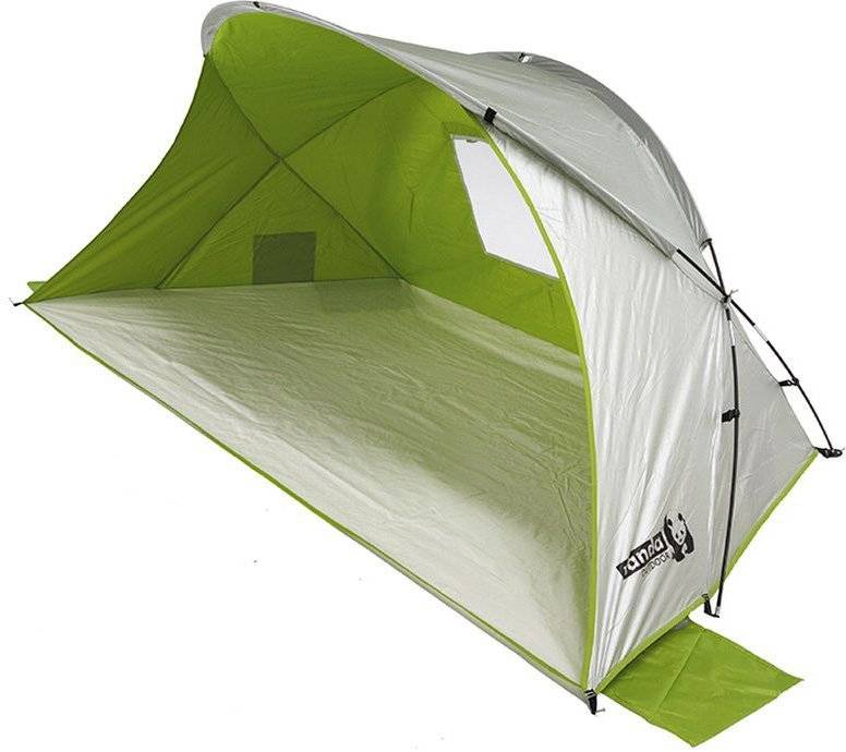 PANDA OUTDOOR ΣΚΙΑΣΤΡΟ ΠΑΡΑΛΙΑΣ PANDA LABUR UV+30 SILVER/LIGHT GREEN