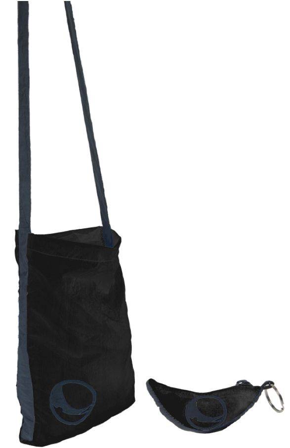 TICKET TO THE MOON ΤΣΑΝΤΑΚΙ ΩΜΟΥ ΜΠΡΕΛΟΚ TICKETTOTHEMOON BLACK 5L