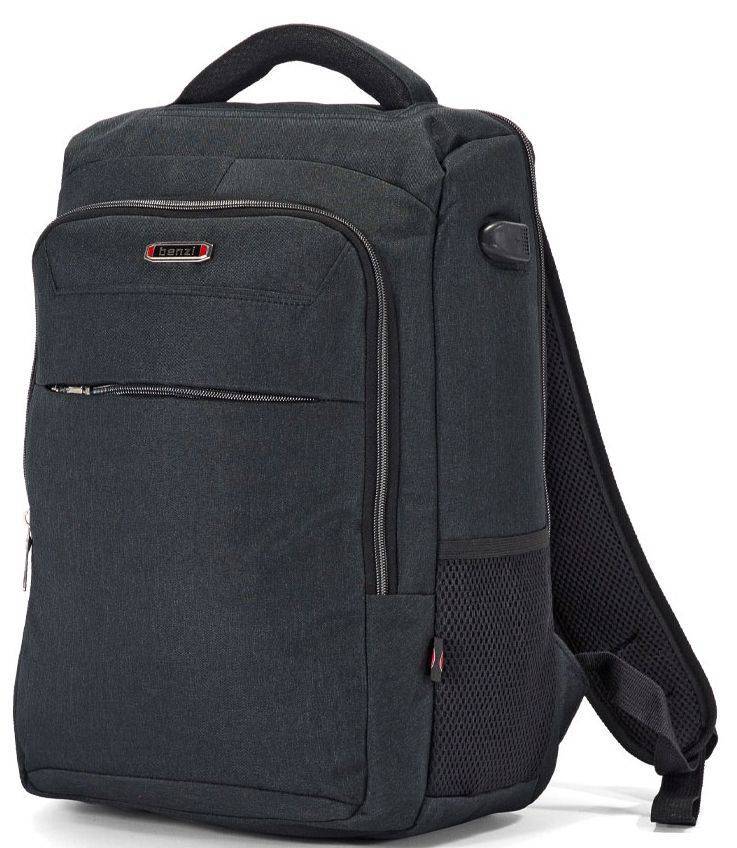 ΣΑΚΙΔΙΟ ΠΛΑΤΗΣ BENZI BZ5448 ANTI THEFT 15.6' ΜΑΥΡΟ