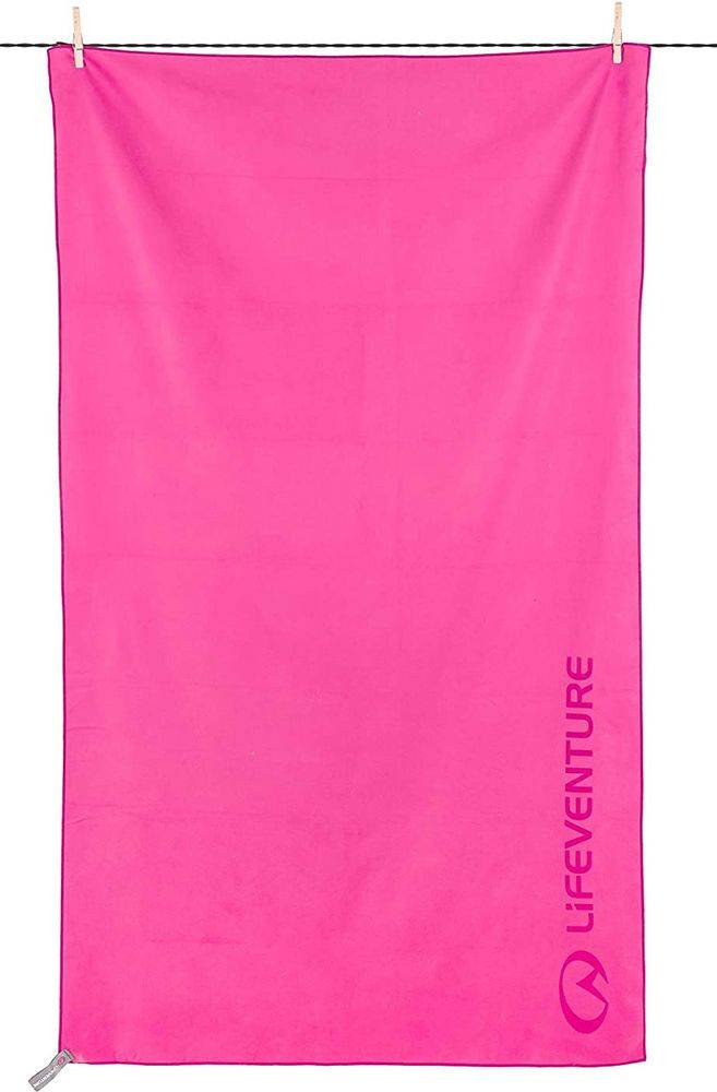 LIFEVENTURE ΠΕΤΣΕΤΑ LIFEVENTURE SOFTFIBRE ADVANCE TREK TOWEL GIANT ΡΟΖ (150 X 90CM)