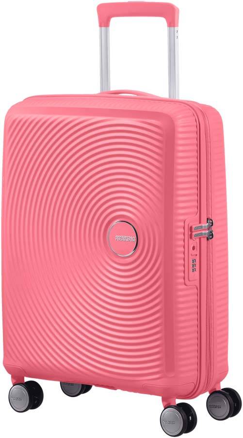 ΒΑΛΙΤΣΑ ΚΑΜΠΙΝΑΣ AMERICAN TOURISTER SOUNDBOX SPINNER EXP 55/20 SUN KISSED CORAL