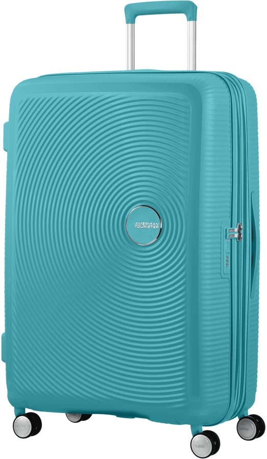 ΒΑΛΙΤΣΑ AMERICAN TOURISTER SOUNDBOX SPINNER EXP 77/28 TURQUOISE TONIC AMERICAN TOURISTER
