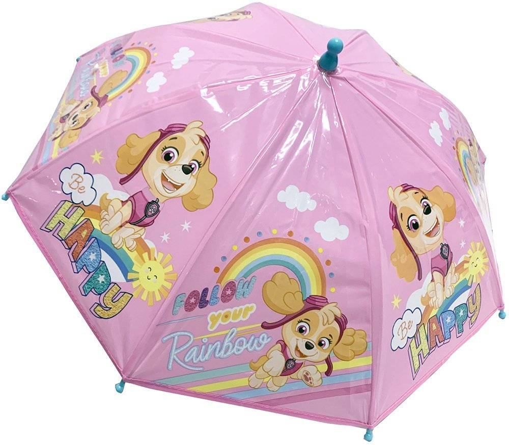 ΟΜΠΡΕΛΑ ΠΑΙΔΙΚΗ ΜΠΑΣΤΟΥΝΙ PAW PATROL GIRLS ΡΟΖ OEM