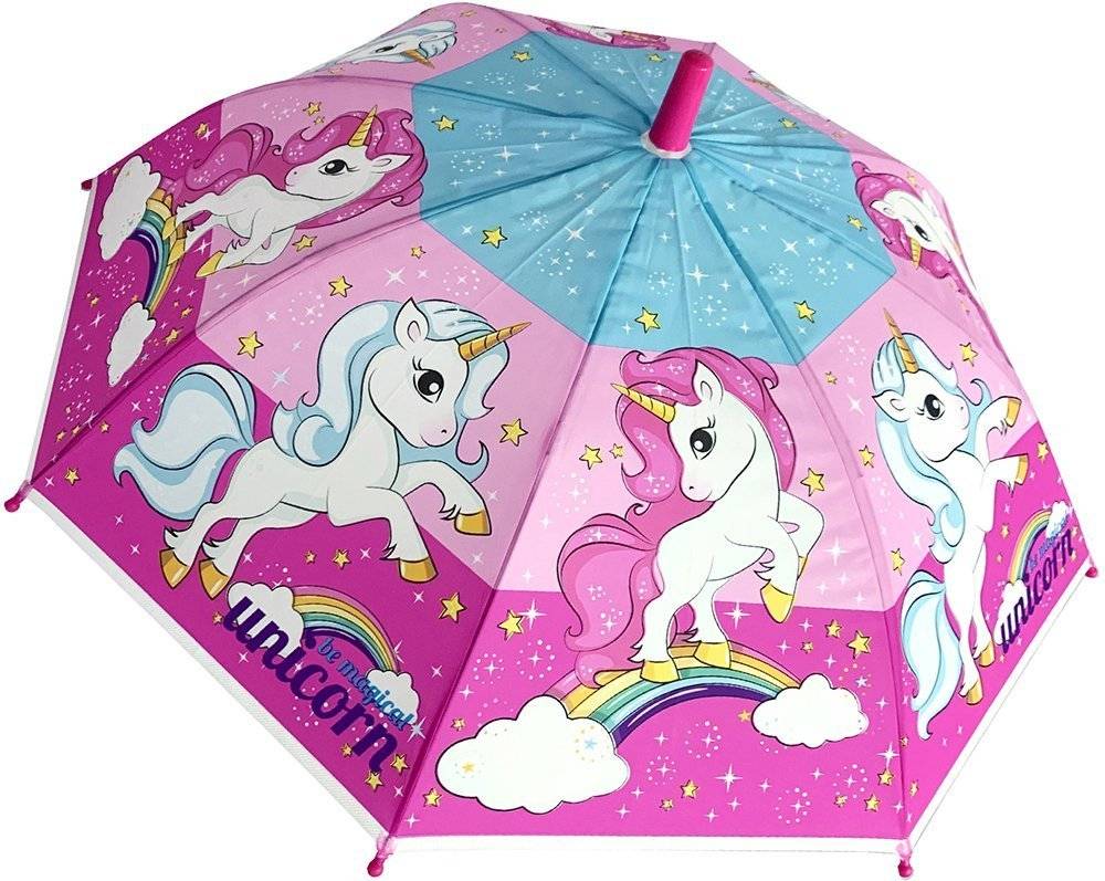ΟΜΠΡΕΛΑ ΠΑΙΔΙΚΗ ΜΠΑΣΤΟΥΝΙ UNICORN RAINBOW OEM