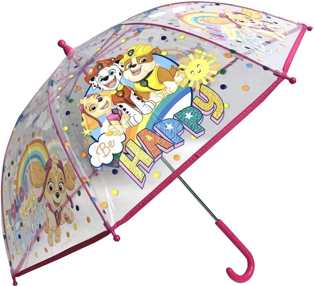 ΟΜΠΡΕΛΑ ΠΑΙΔΙΚΗ ΜΠΑΣΤΟΥΝΙ PAW PATROL GIRLS BE HAPPY ΡΟΖ