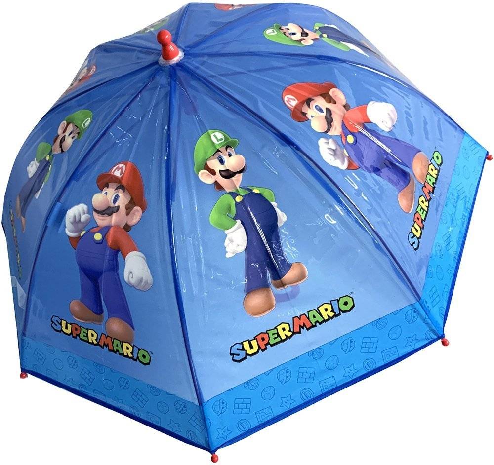 OEM ΟΜΠΡΕΛΑ ΠΑΙΔΙΚΗ ΜΠΑΣΤΟΥΝΙ SUPER MARIO ΜΠΛΕ
