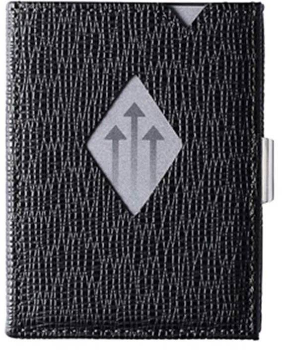 EXENTRI ΔΕΡΜΑΤΙΝΟ ΠΟΡΤΟΦΟΛΙ EXENTRI EXW331 ΜΑΥΡΟ ΜΩΣΑΪΚΟ RFID