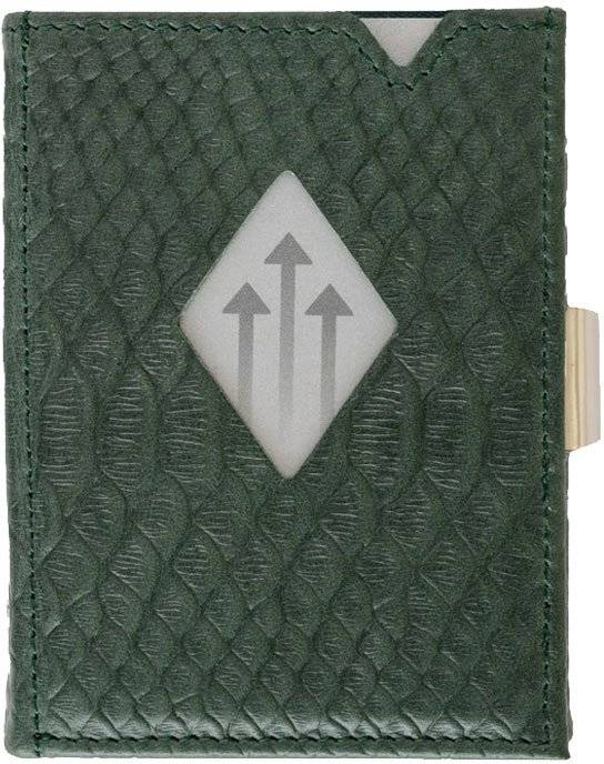 EXENTRI ΔΕΡΜΑΤΙΝΟ ΠΟΡΤΟΦΟΛΙ EXENTRI EXW333 ΠΡΑΣΙΝΟ ΚΟΜΠΡΑ RFID