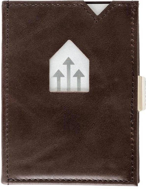 ΔΕΡΜΑΤΙΝΟ ΠΟΡΤΟΦΟΛΙ EXENTRI EXW022 ΣΚΟΥΡΟ ΚΑΦΕ RFID EXENTRI