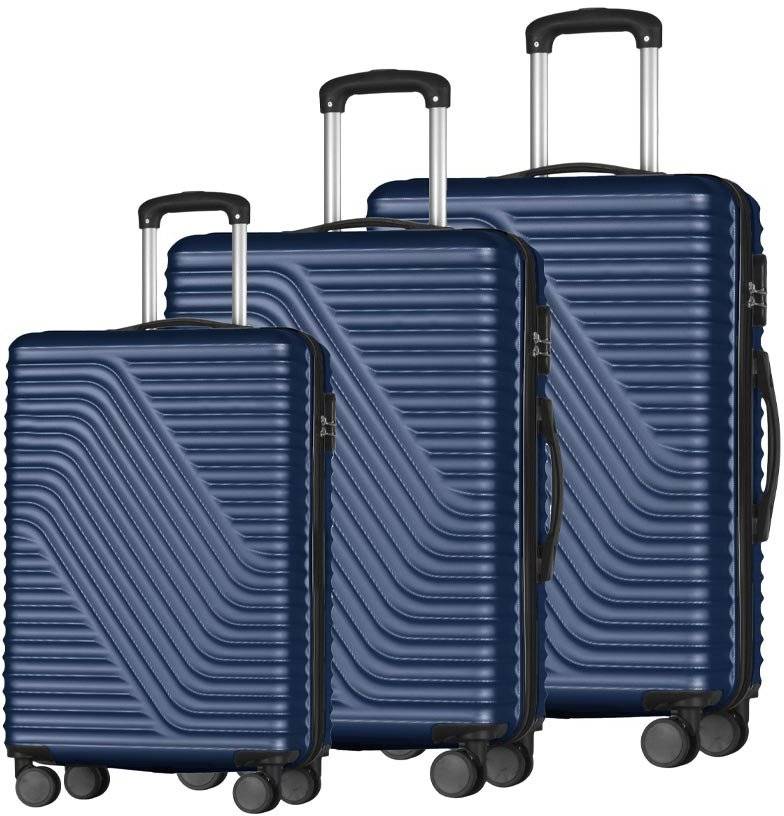 ΣΕΤ 3 ΒΑΛΙΤΣΕΣ AMBER AM1013/3 ΜΠΛΕ