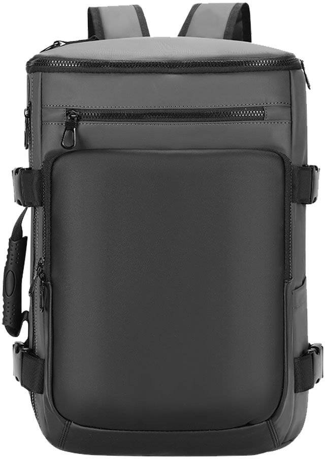 AMBER ΣΑΚΙΔΙΟ ΠΛΑΤΗΣ-ΩΜΟΥ ΜΕ ΘΗΚΗ LAPTOP 15.6'' AMBER AM2013 ΓΚΡΙ