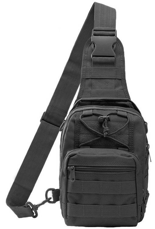 ΤΣΑΝΤΑΚΙ ΩΜΟΥ AMBER AM2022 ΜΑΥΡΟ AMBER