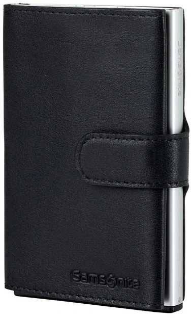 ΚΑΡΤΟΘΗΚΗ SAMSONITE ALU FIT 202 SLIDE-UP WALLET BLACK