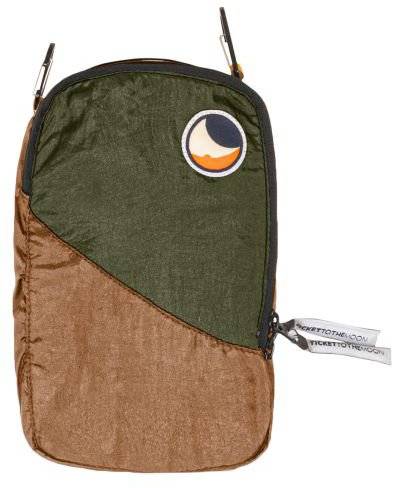 ΤΣΑΝΤΑ TICKET TO THE MOON TRAVEL CUBE S BROWN/ARMY GREEN