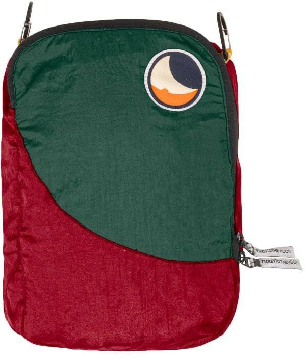 ΤΣΑΝΤΑ TICKETTOTHEMOON TRAVEL CUBE M BURGUNDY/DARK GREEN