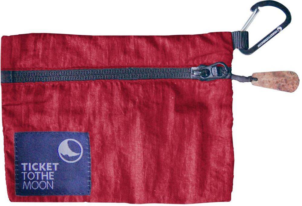 ΠΟΡΤΟΦΟΛΙ ΤΑΞΙΔΙΟΥ TICKETTOTHEMOON ΜΕ ΚΑΡΑΜΠΙΝΕΡ BURGUNDY TICKET TO THE MOON