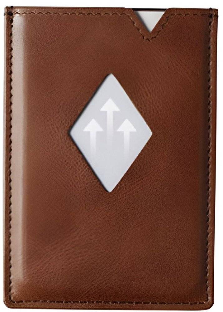 EXENTRI ΔΕΡΜΑΤΙΝΗ ΘΗΚΗ ΚΑΡΤΩΝ EXENTRI EXC720 ΣΚΟΥΡΟ ΚΑΦΕ RFID