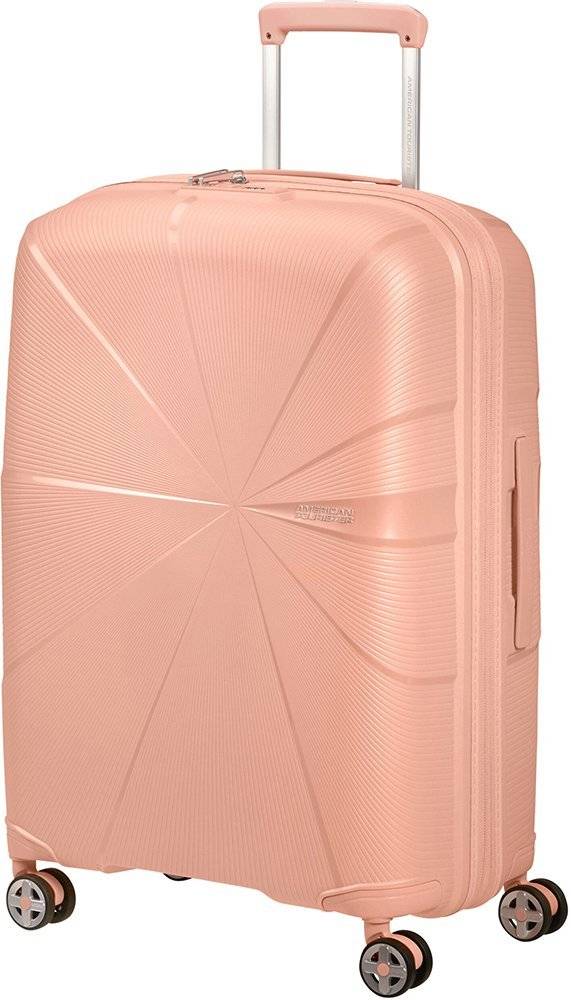 ΒΑΛΙΤΣΑ AMERICAN TOURISTER STARVIBE SPINNER EXP 67 METALLIC PEACH AMERICAN TOURISTER