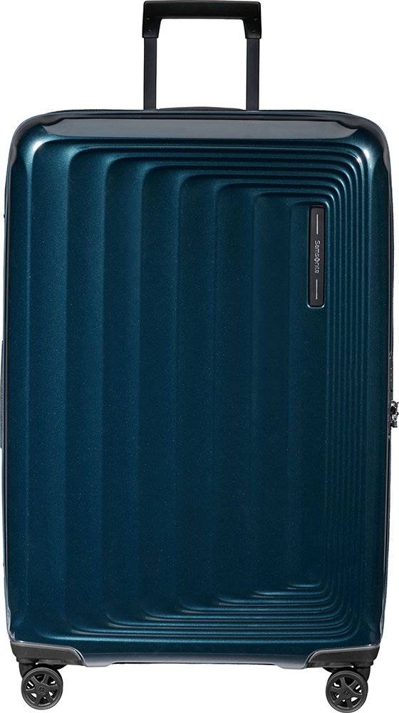 ΒΑΛΙΤΣΑ SAMSONITE NUON SPINNER EXP 75/28 METALLIC DARK BLUE SAMSONITE