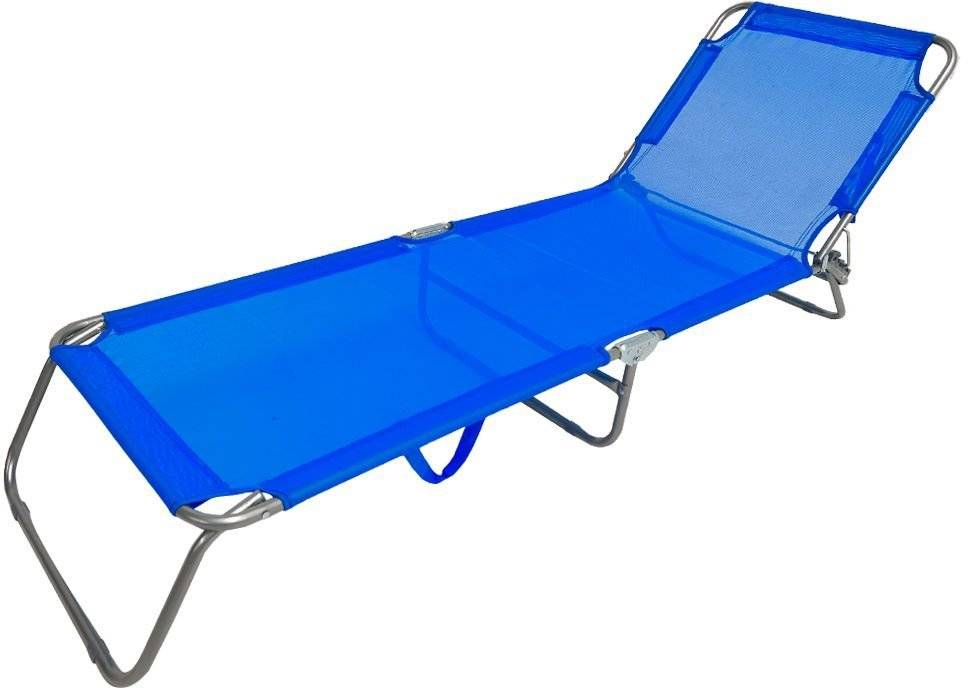 ΞΑΠΛΩΣΤΡΑ SUMMER CLUB ΜΕΤΑΛΛΙΚΗ Φ18ΜΜ 188X55X24CM BLUE SUMMER CLUB