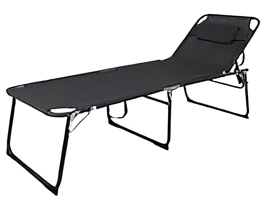 ΞΑΠΛΩΣΤΡΑ ΑΛΟΥΜΙΝΙΟΥ SUMMER CLUB Φ27MM TEXTILENE ΑΝΘΡΑΚΙ (200 X 70 X 45 CM) SUMMER CLUB