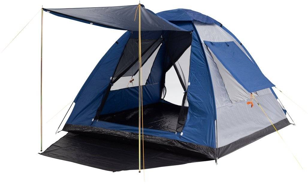 ΣΚΗΝΗ PALMA 4P ΜΟΝΟ ΠΑΝΙ (4 ΑΤΟΜΩΝ) ΜΠΛΕ/ΓΚΡΙ OEM