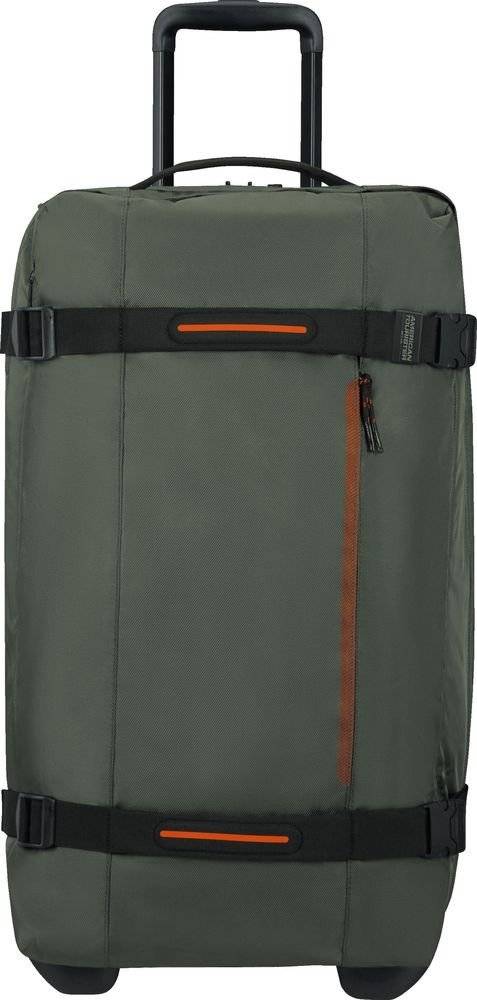 ΣΑΚ ΒΟΥΑΓΙΑΖ ΜΕ ΤΡΟΧΟΥΣ AMERICAN TOURISTER URBAN TRACK DUFFLE M DARK KHAKI AMERICAN TOURISTER