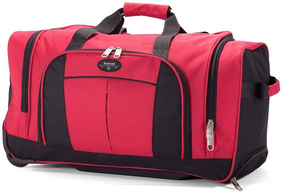 BENZI ΣΑΚ ΒΟΥΑΓΙΑΖ ΜΕ ΤΡΟΛΕΪ BENZI BZ5365 ΚΟΚΚΙΝΟ/ΜΑΥΡΟ