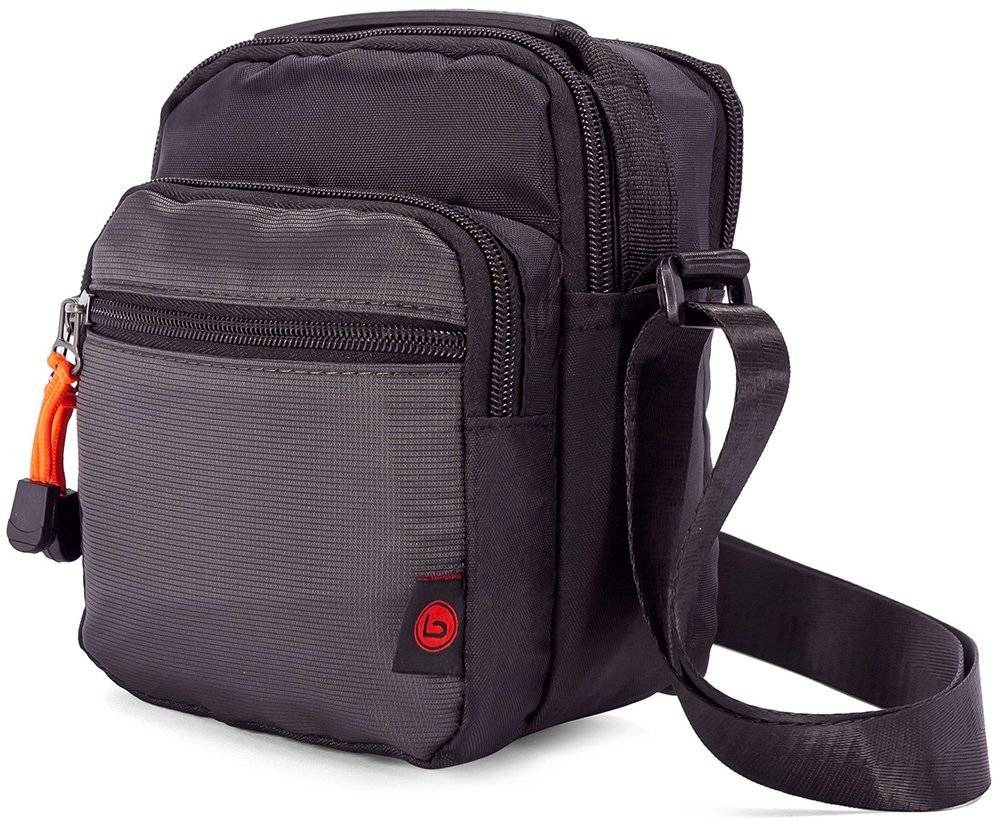 ΤΣΑΝΤΑΚΙ ΩΜΟΥ BENZI BZ5767 ΓΚΡΙ/ΜΑΥΡΟ BENZI