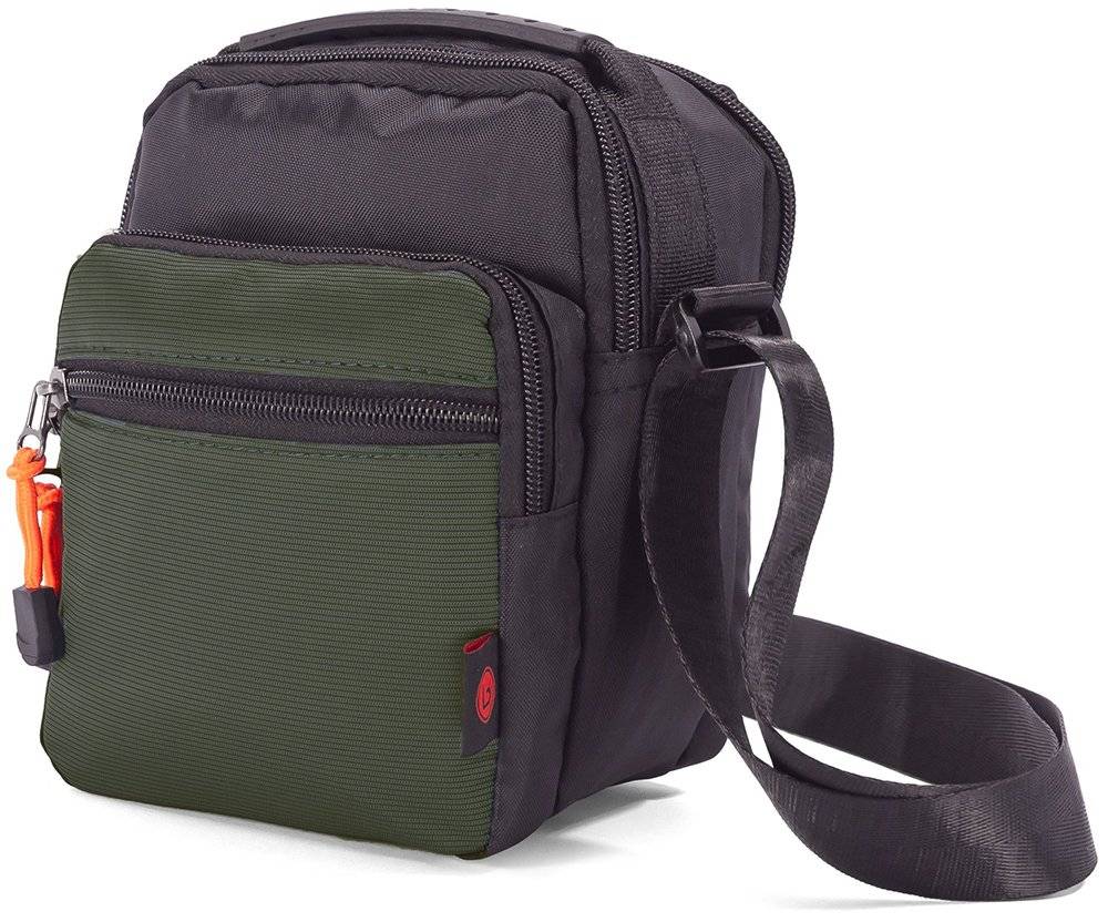 ΤΣΑΝΤΑΚΙ ΩΜΟΥ BENZI BZ5767 ΜΑΥΡΟ/ΠΡΑΣΙΝΟ BENZI