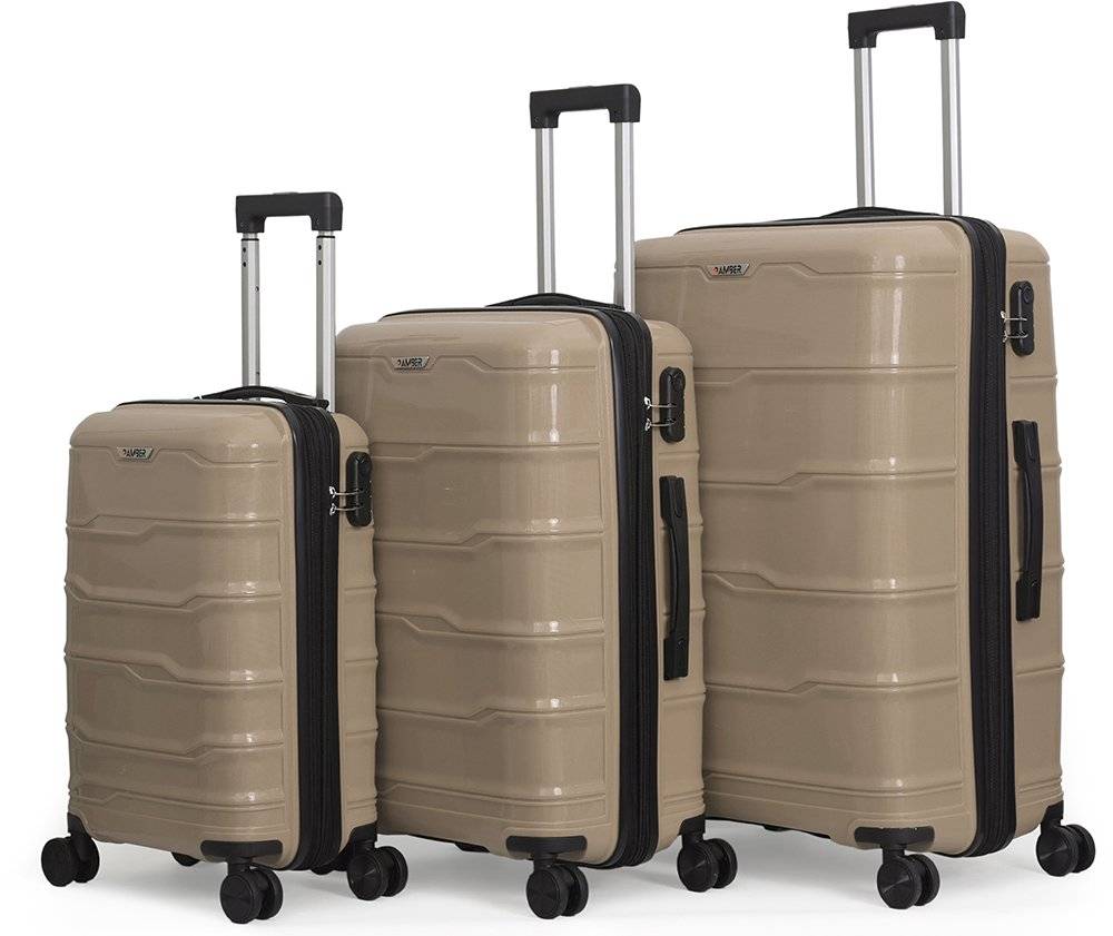 ΣΕΤ 3 ΒΑΛΙΤΣΕΣ AMBER AM1014/3 ΜΟΚΑ AMBER