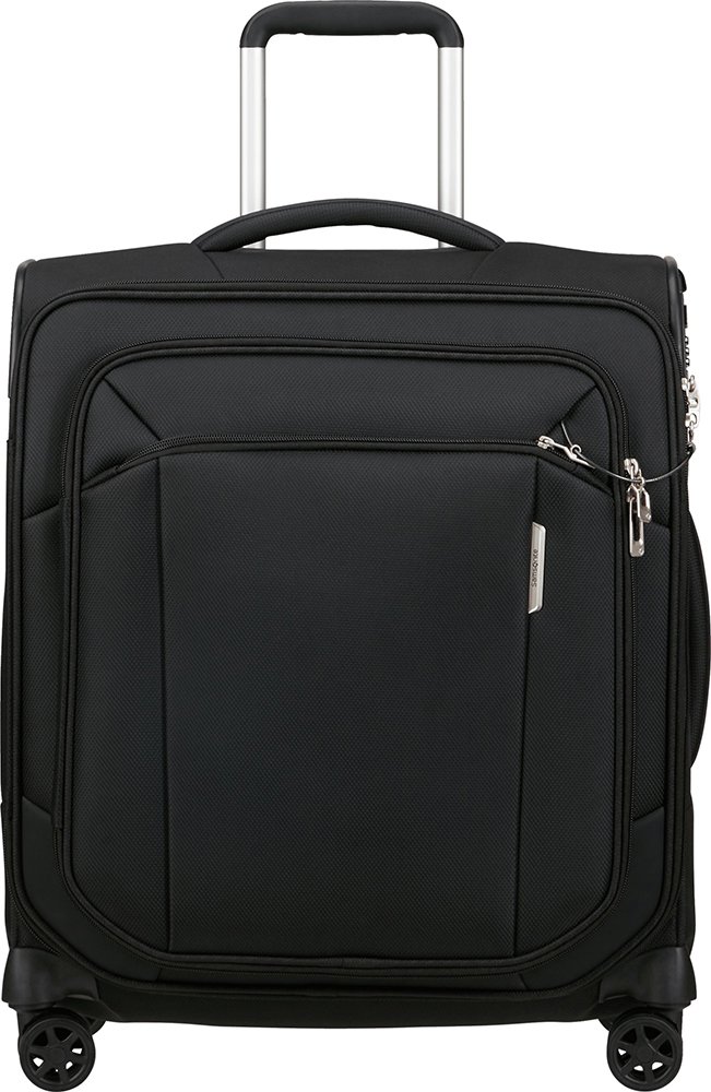 SAMSONITE ΒΑΛΙΤΣΑ ΚΑΜΠΙΝΑΣ SAMSONITE RESPARK SPINNER 56/25 ΜΑΥΡΗ