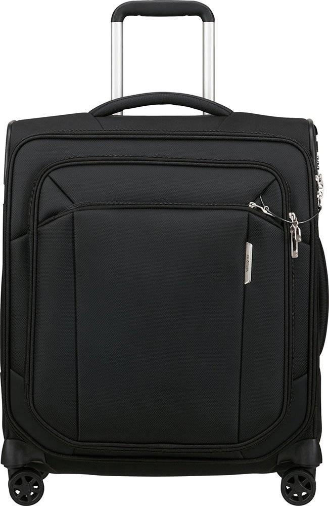 SAMSONITE ΒΑΛΙΤΣΑ ΚΑΜΠΙΝΑΣ SAMSONITE RESPARK SPINNER 56/25 ΜΑΥΡΗ
