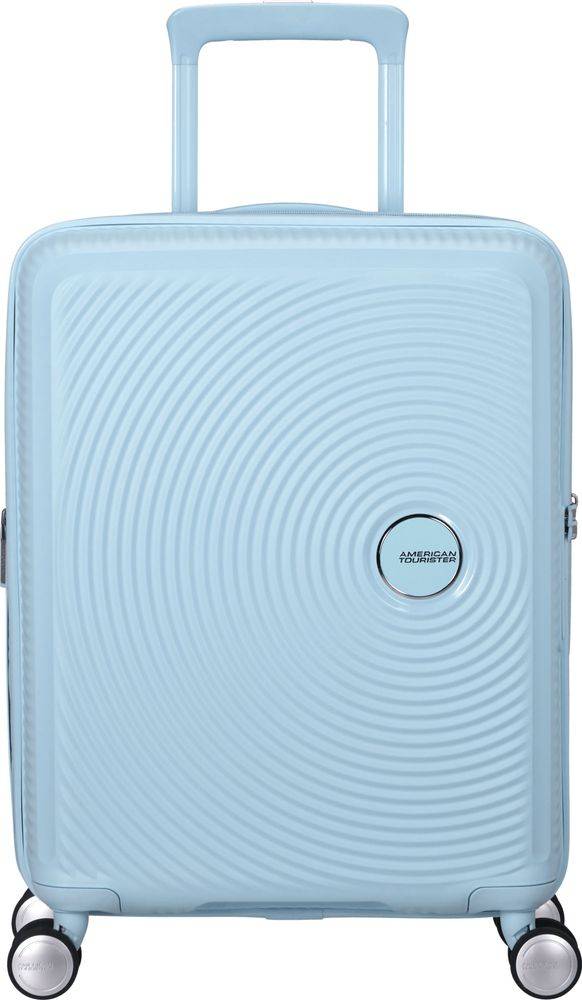 ΒΑΛΙΤΣΑ ΚΑΜΠΙΝΑΣ AMERICAN TOURISTER SOUNDBOX SPINNER EXP 55/20 PASTEL BLUE AMERICAN TOURISTER