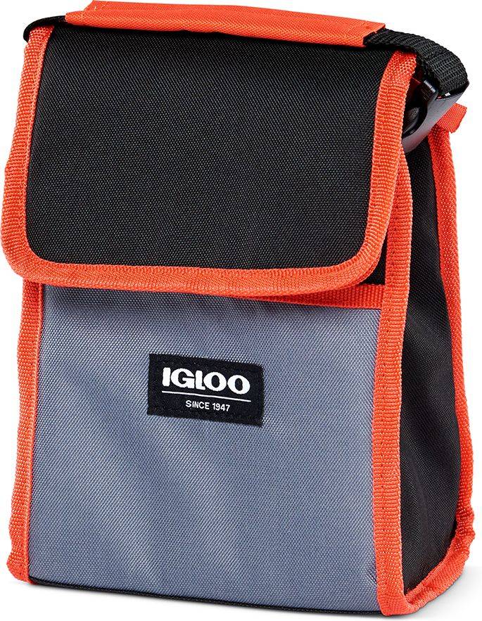 ΤΣΑΝΤΑ ΨΥΓΕΙΟ IGLOO LUNCH SACK ΓΚΡΙ/ΚΟΚΚΙΝΟ IGLOO