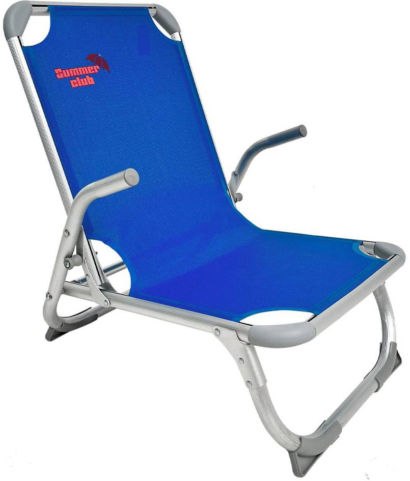 ΚΑΡΕΚΛΑΚΙ ΠΑΡΑΛΙΑΣ ΑΛΟΥΜΙΝΙΟΥ SUMMER CLUB ΜΠΛΕ SUMMER CLUB