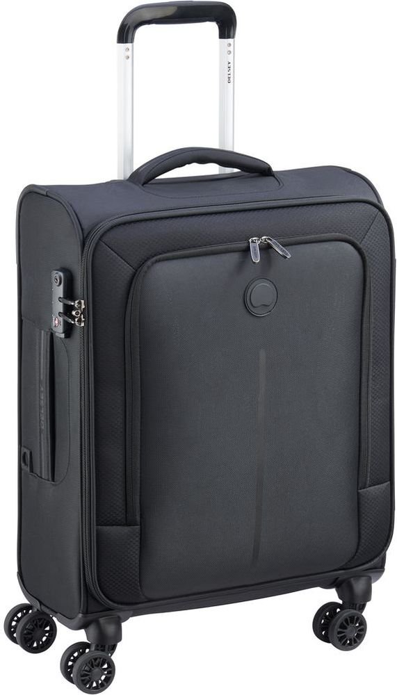 ΒΑΛΙΤΣΑ ΚΑΜΠΙΝΑΣ DELSEY CARACAS SLIM SPINNER BLACK (55 X 40 X 20 CM) DELSEY