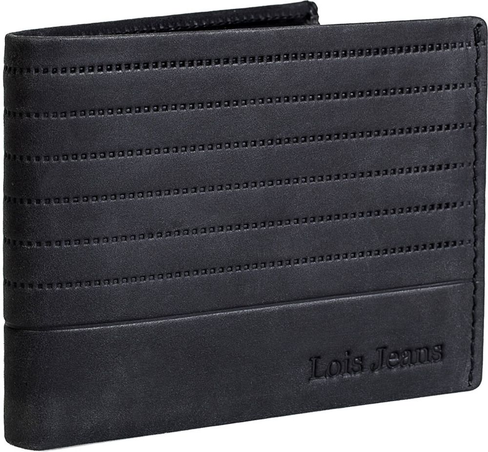 LOIS ΔΕΡΜΑΤΙΝΟ ΑΝΔΡΙΚΟ ΠΟΡΤΟΦΟΛΙ LOIS 202211-01 ΜΑΥΡΟ