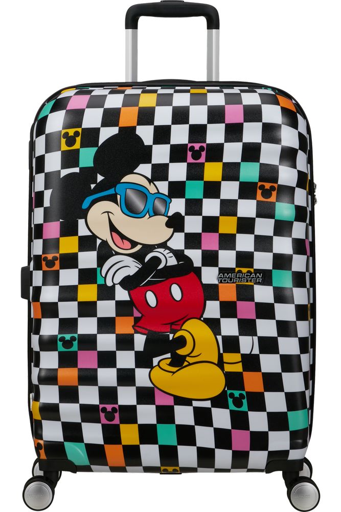 ΒΑΛΙΤΣΑ AMERICAN TOURISTER DISNEY WAVEBRAKER MEDIUM SPINNER 67/26 MICKEY CHECK AMERICAN TOURISTER