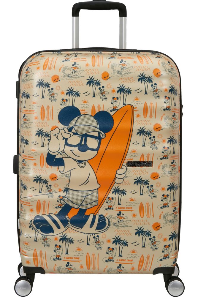 ΒΑΛΙΤΣΑ AMERICAN TOURISTER DISNEY WAVEBRAKER MEDIUM SPINNER 67/26 MICKEY SUPER SURFER AMERICAN TOURISTER